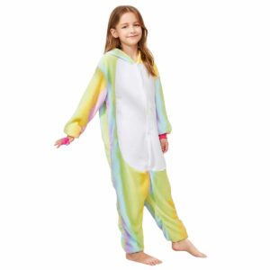Pyjama licorne arc-en-ciel