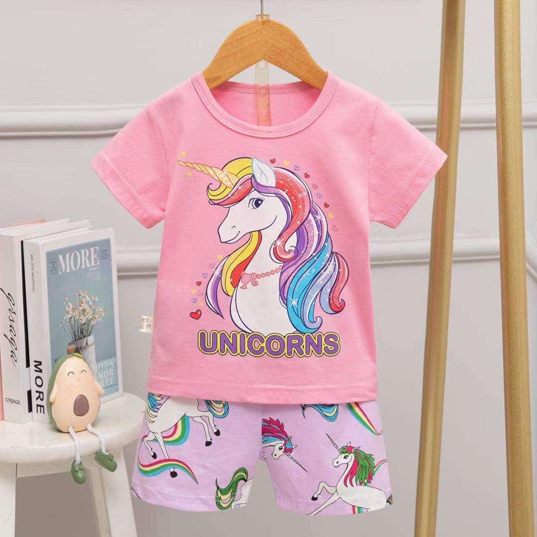 Pyjama licorne Complet - Unicorn Rose 10 ans