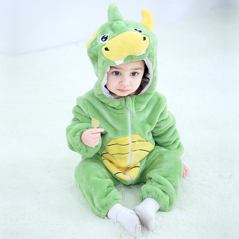 Combinaison pyjama bébé animaux Dragon 24M