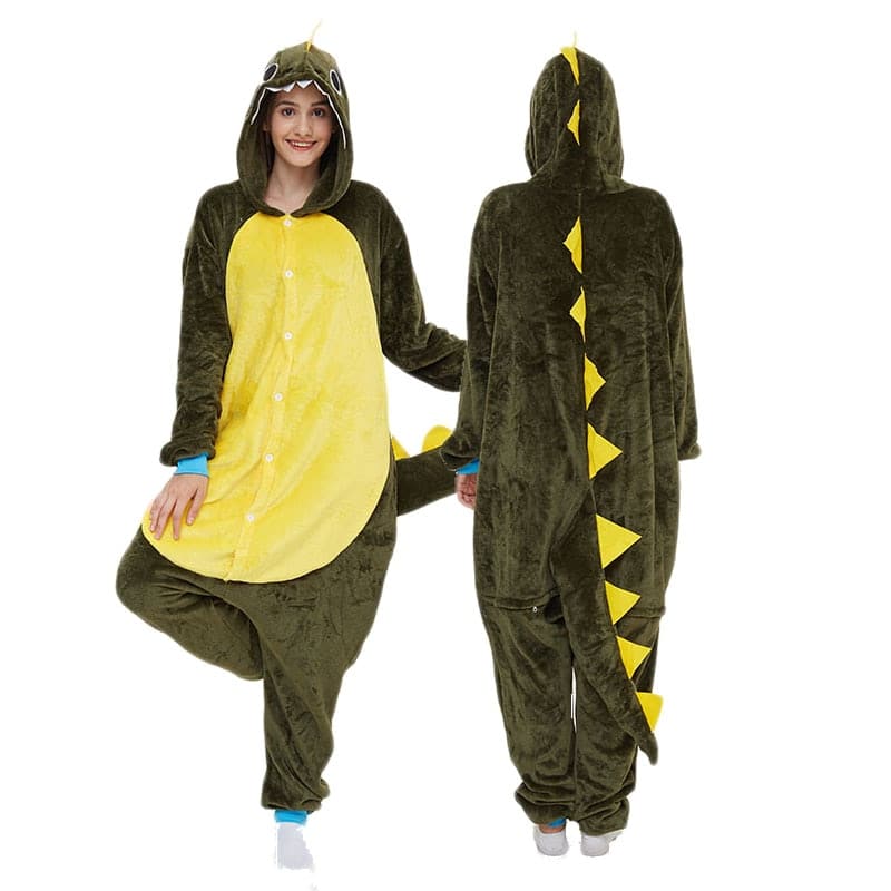 Combinaison pyjama dinosaure Vert XL