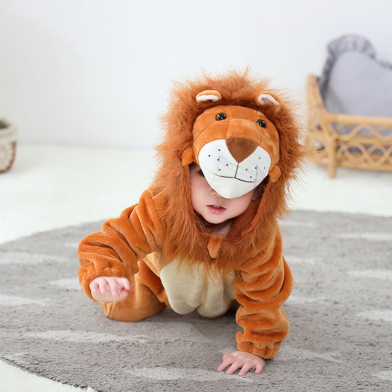 Combinaison pyjama enfant lion_3