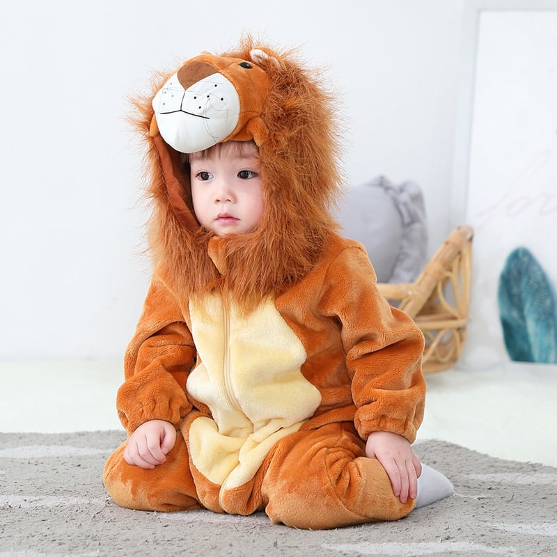 Combinaison pyjama enfant lion_5