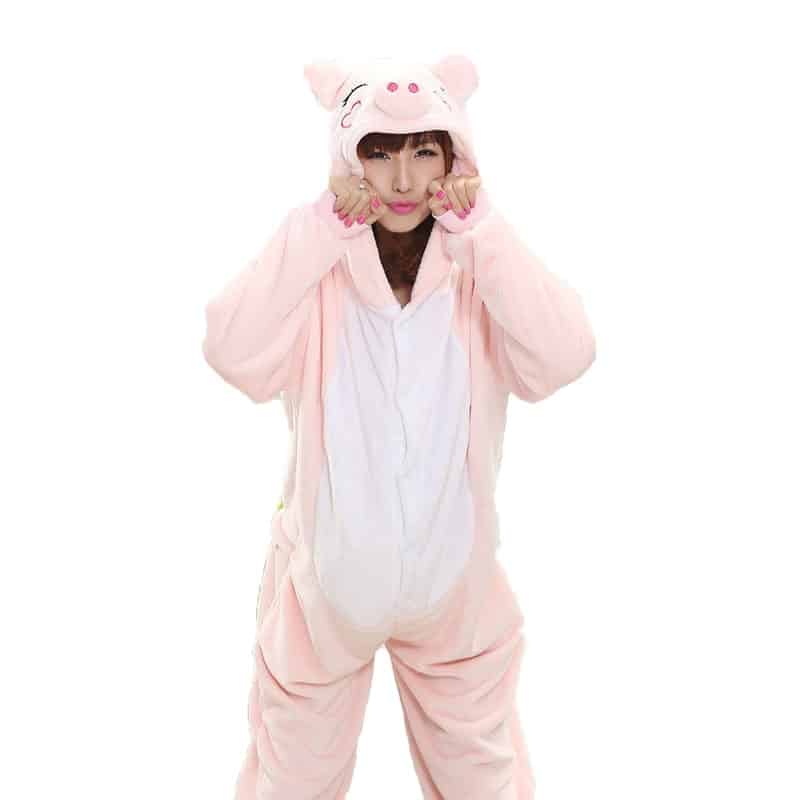 Combinaison pyjama fantaisie Cochon XL
