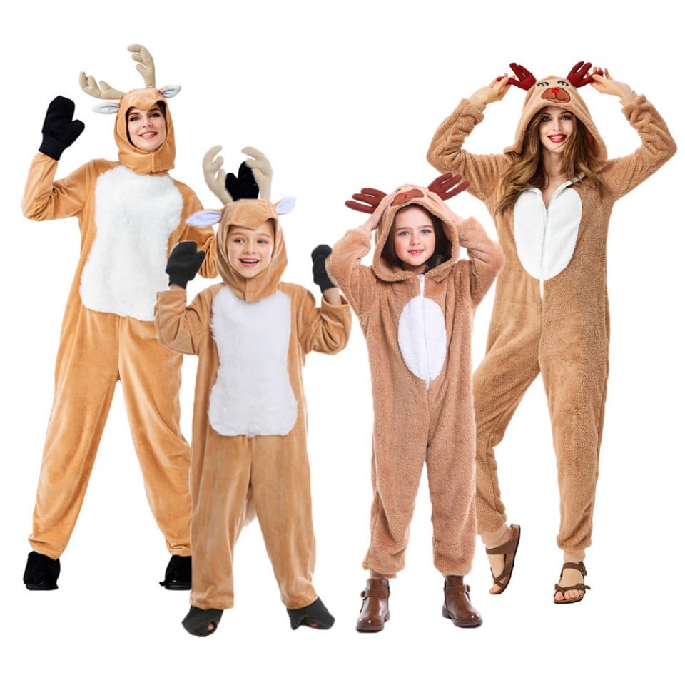 Combinaison pyjama renne pour toute la famille_1