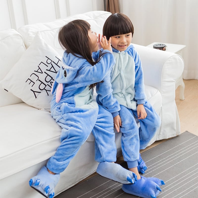 Combinaison pyjama stitch enfant_1