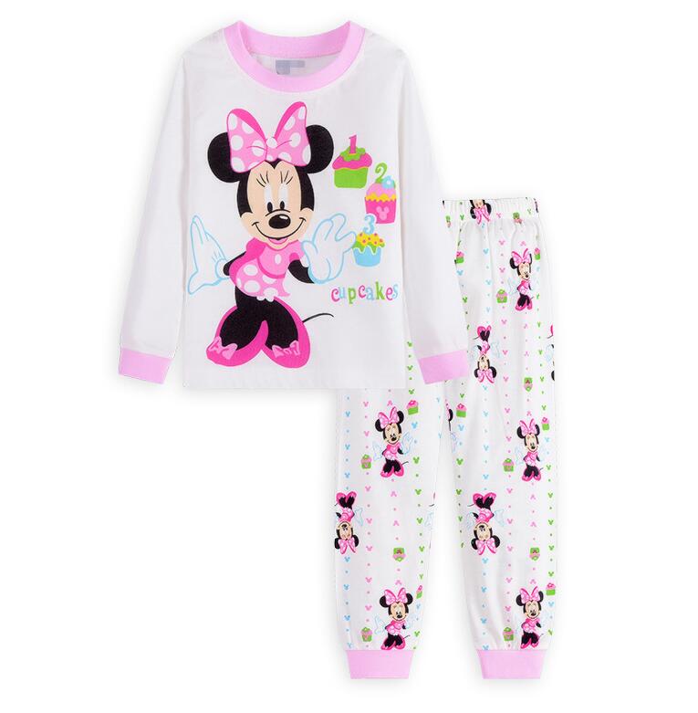 Ensemble pyjama à motif Disney en coton pour garçon fille_3