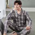 Ensembles de pyjama d'hiver en coton pour hommes_23