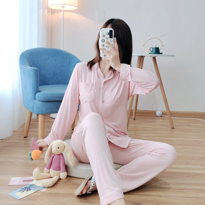 Pyjama de 2 pièces en pur coton pour femme