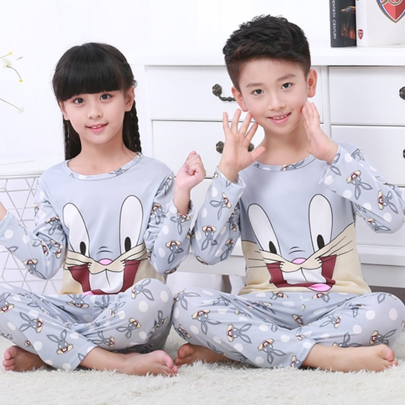 Joli pyjama enfant à motif dessin animé pour garçon_1