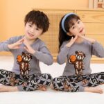 Joli pyjama enfant en coton avec imprimé pour garçon_12
