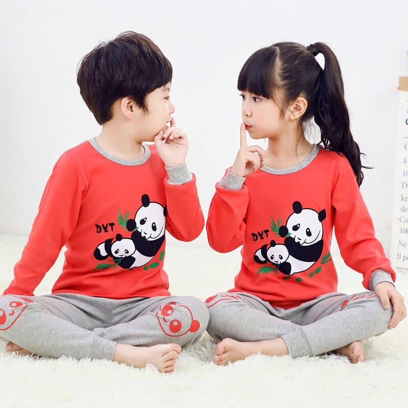 Joli pyjama enfant en coton avec imprimé pour garçon