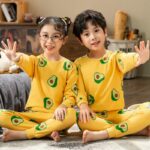 Joli pyjama enfant en coton avec imprimé pour garçon_33