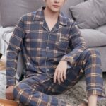 Magnifique ensemble de pyjama pour homme en polyester_12