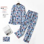 Pyjama 2 pièces à carreaux pour homme design écossais_14