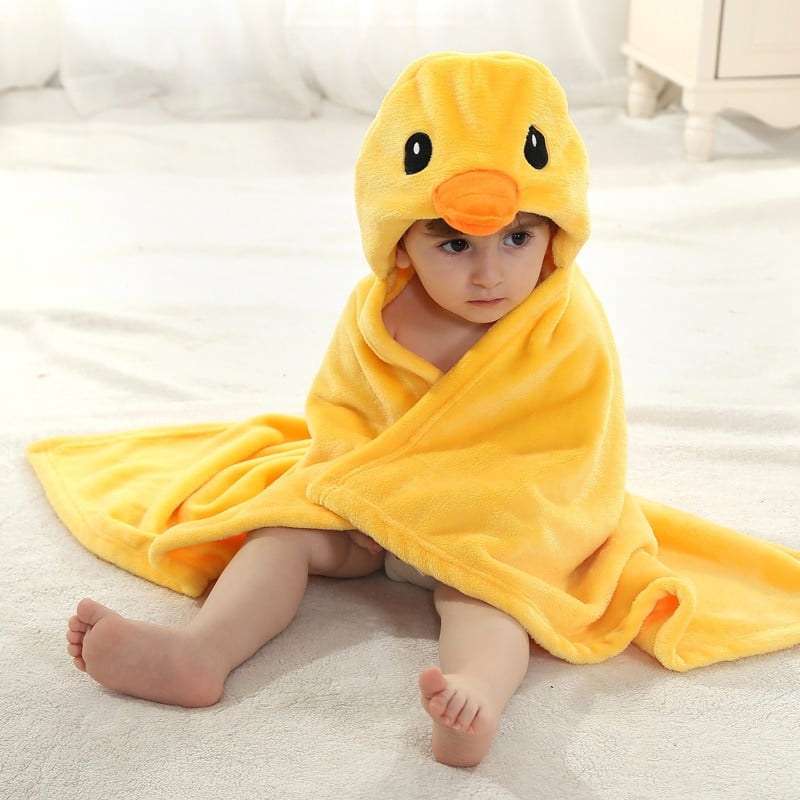 Pyjama à capuche pour bébé en polyester_1