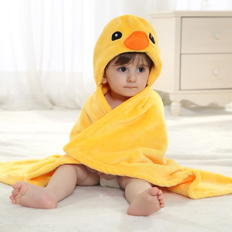 Pyjama à capuche pour bébé en polyester_2
