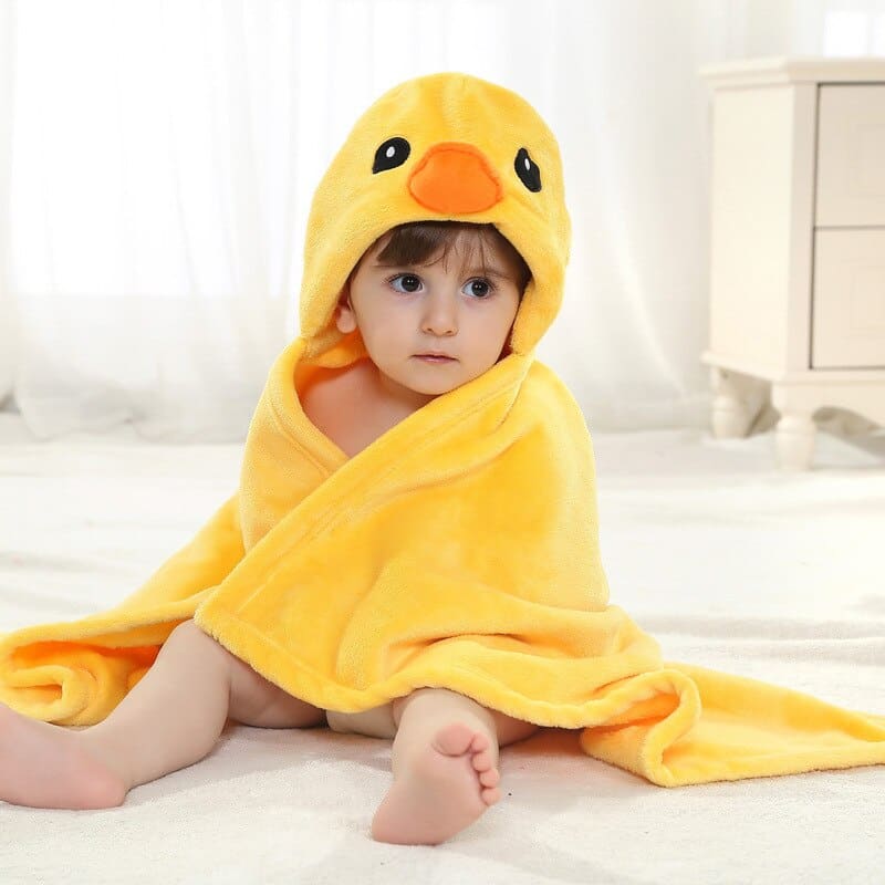 Pyjama à capuche pour bébé en polyester