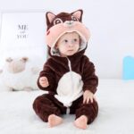 Pyjama à motif animal en coton pour bébé_18