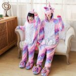 Pyjama cosplay stich pour enfant en polyester_11