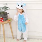 Pyjama cosplay stich pour enfant en polyester_26