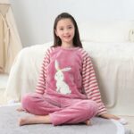 Pyjama d'ado en coton à manches longues motifs imprimé_22
