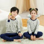 Pyjama d'automne enfant en 100% coton pour garçon fille_9