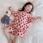 Pyjama d'été avec short en coton pour enfant_14