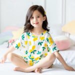 Pyjama d'été avec short en coton pour enfant_23