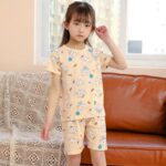 Pyjama d'été en coton pour enfant avec short_25