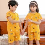 Pyjama d'été en coton pour enfant avec short_26