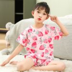 Pyjama d'été en coton pour enfant avec short_27