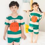Pyjama d'été en coton pour enfant avec short_28