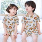 Pyjama d'été en coton pour enfant avec short_33
