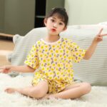 Pyjama d'été en coton pour enfant avec short_36