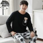 Pyjama d'hiver en coton pour hommes à motif rayé IMAGE VARIANTE_20
