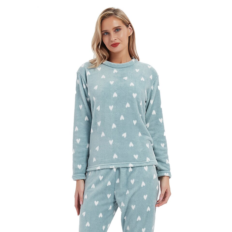 Pyjama de corail polair pour femme super doux_1