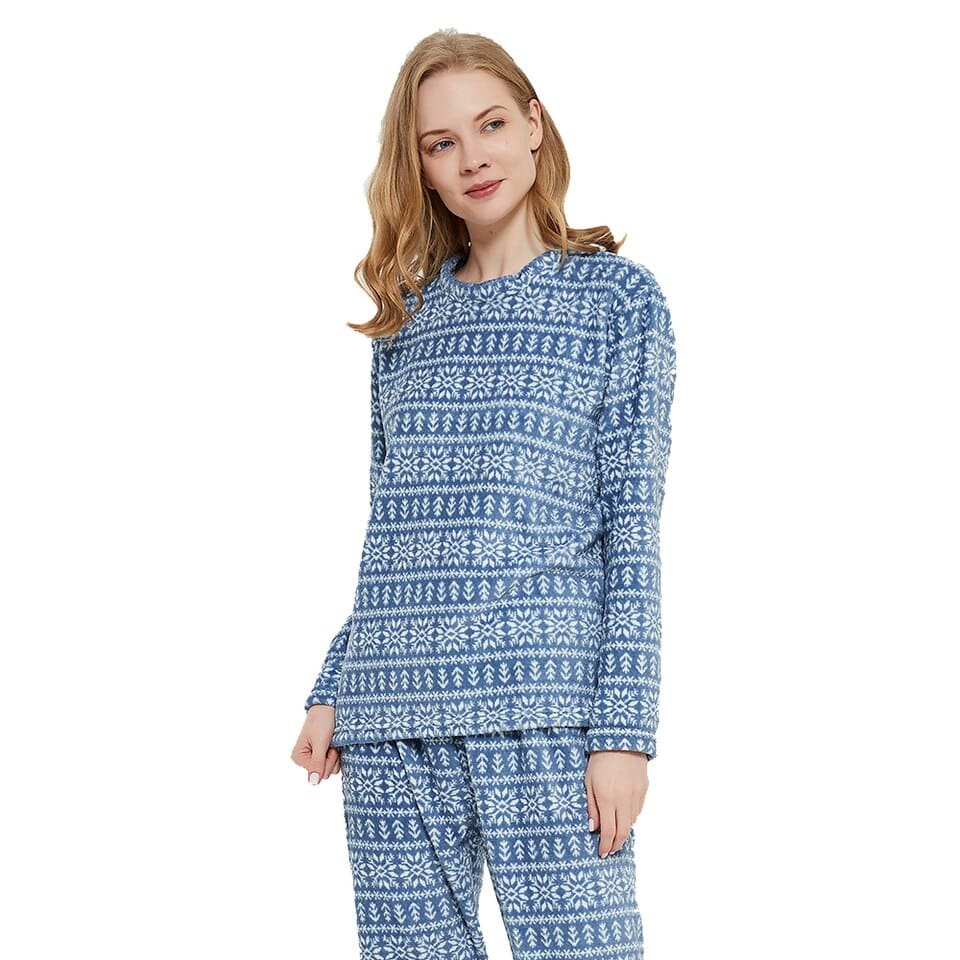Pyjama de corail polair pour femme super doux Nuria índigo XL SPAIN