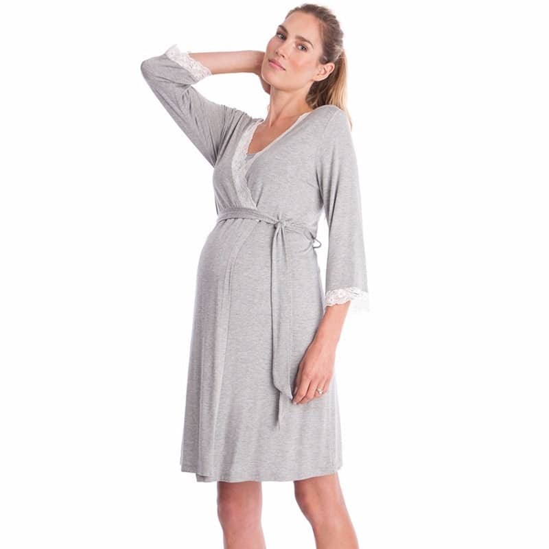 Pyjama de grossesse préfabriqués Ropa en coton_3