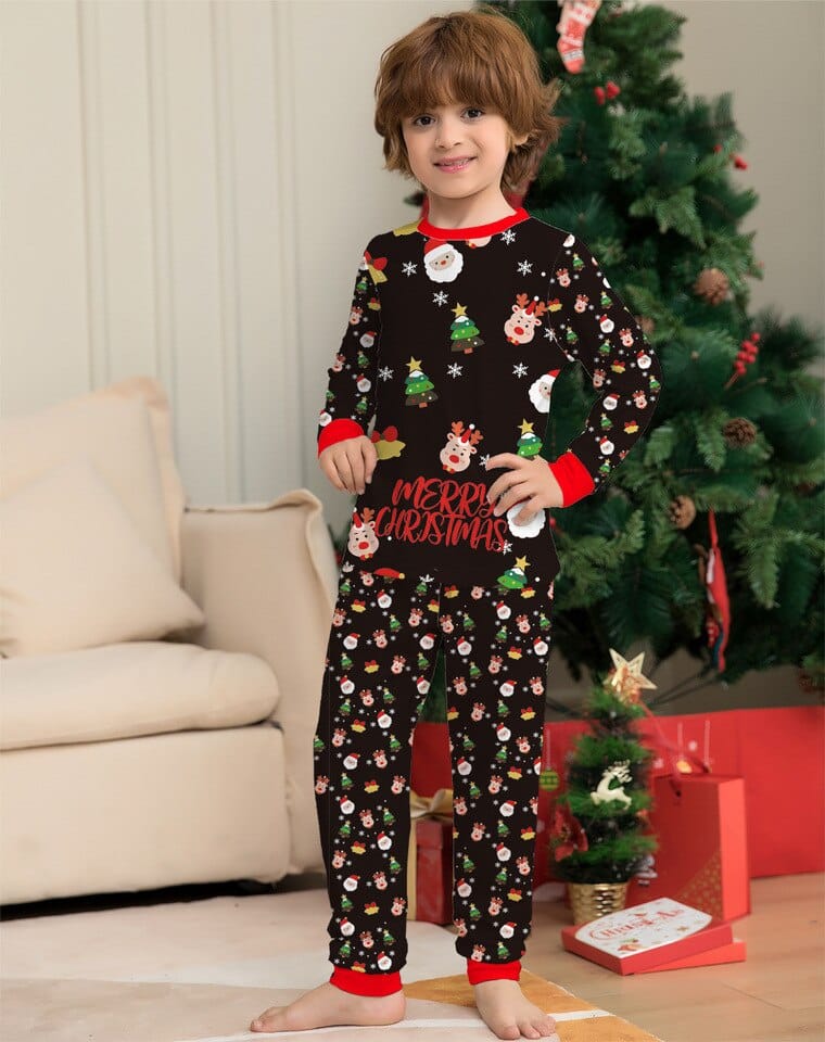 Pyjama de nuit assortis à la famille de Noël à la mode