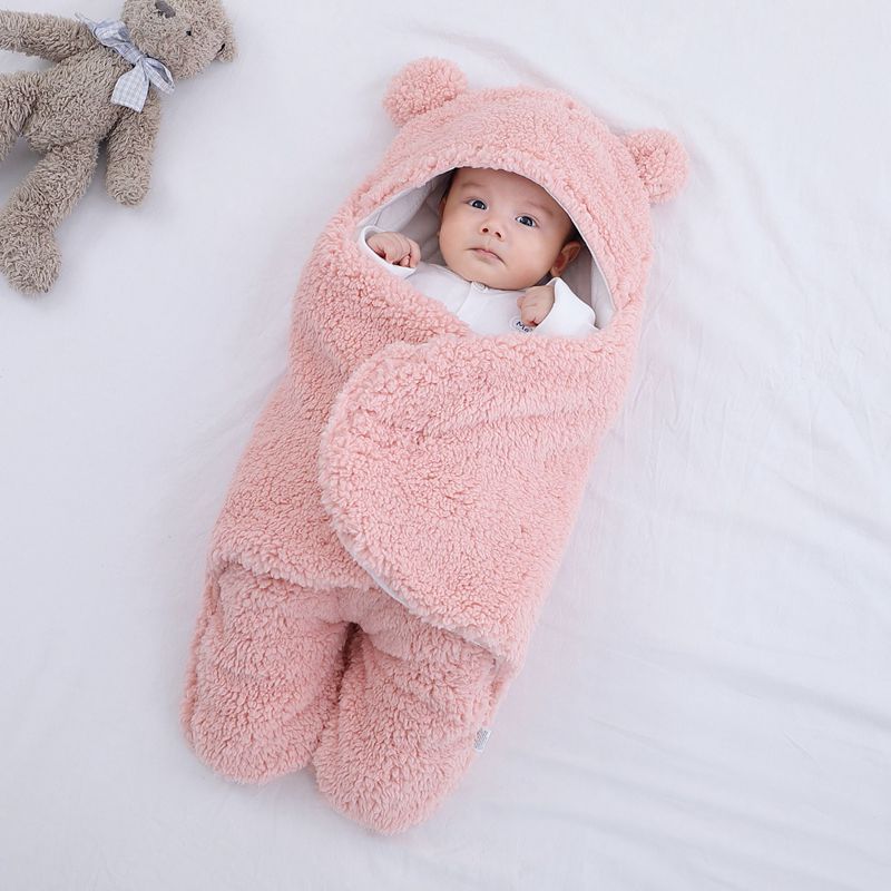 Pyjama de style chauve-souris en molleton pour bébé_4
