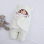 Pyjama de style chauve-souris en molleton pour bébé_7