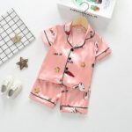 Pyjama en Satin pour enfant avec short_27