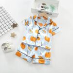 Pyjama en Satin pour enfant avec short_29