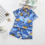 Pyjama en Satin pour enfant avec short_30