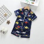 Pyjama en Satin pour enfant avec short_34