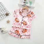 Pyjama en Satin pour enfant avec short_38