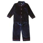 Pyjama mignon de noël pour enfant en velours_17