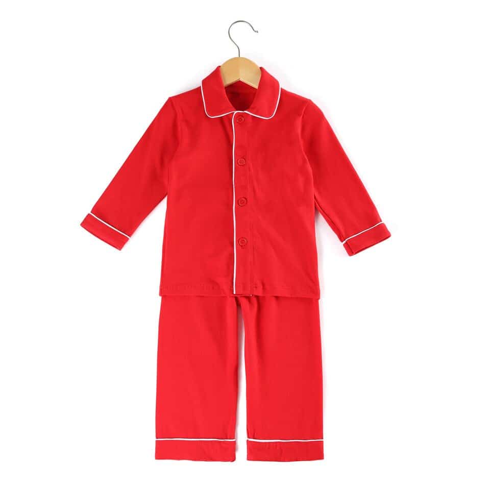 Pyjama mignon de noël pour enfant en velours