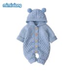 Pyjama mignon tricoté en coton avec capuche pour enfant_20