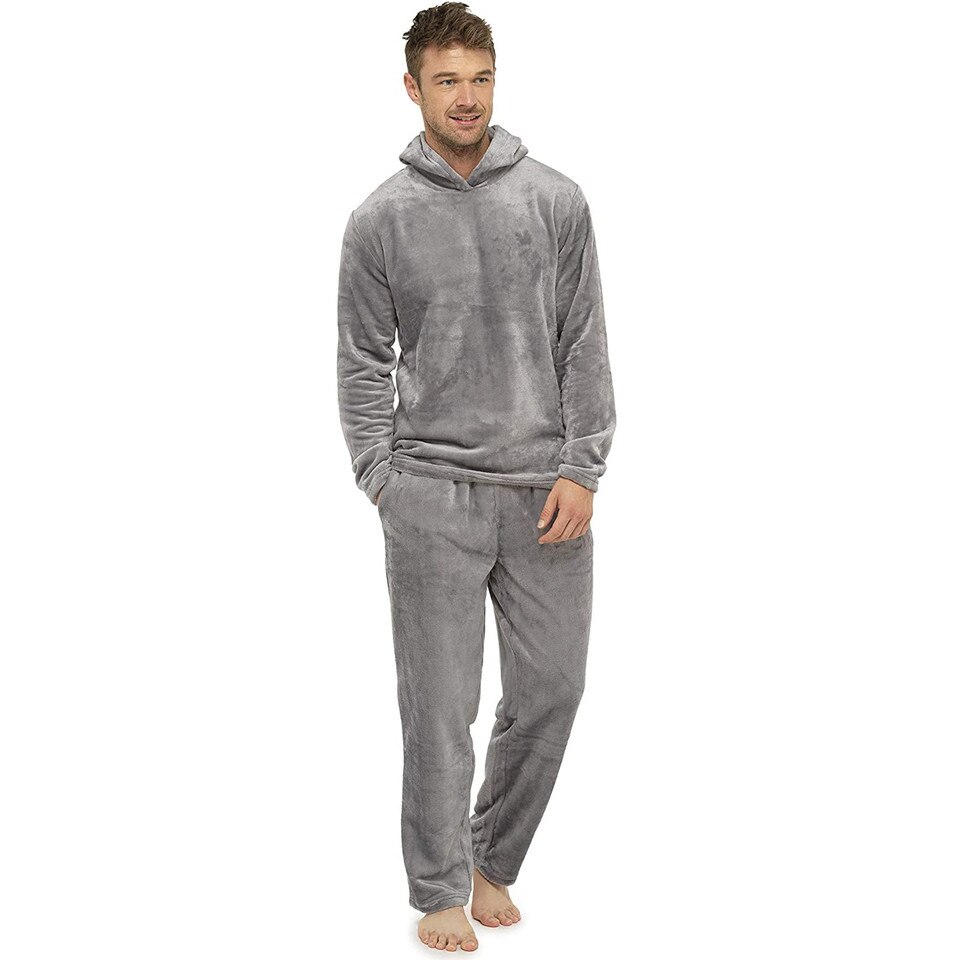 Pyjama peluche polaire en filou pour homme_1